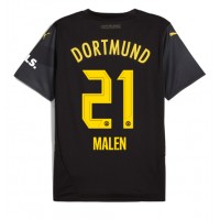 Maglie da calcio Borussia Dortmund Donyell Malen #21 Seconda Maglia 2024-25 Manica Corta